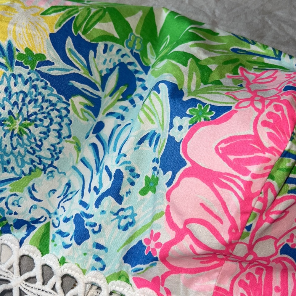 Lilly Pulitzer Cheek to Cheek Jan Eyelet Crop Top - Picture 7 of 13